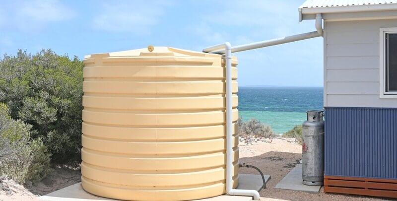 An Aussie rainwater tank